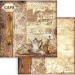 Набор бумаги для скрапбукинга Stamperia SBBL144 "COFFEE AND CHOCOLATE", 30,5х30,5 см